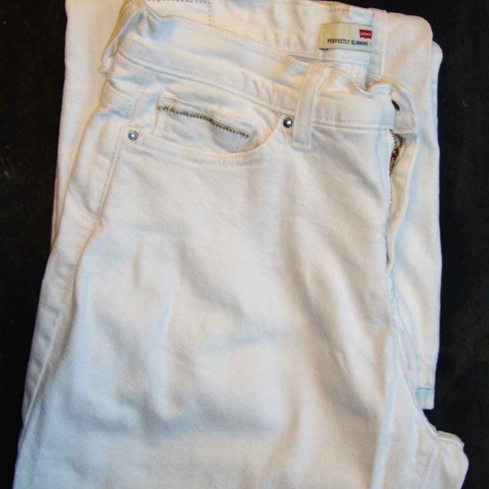Levi's 512 Bootcut Vintage 90s White Jeans 29/32
